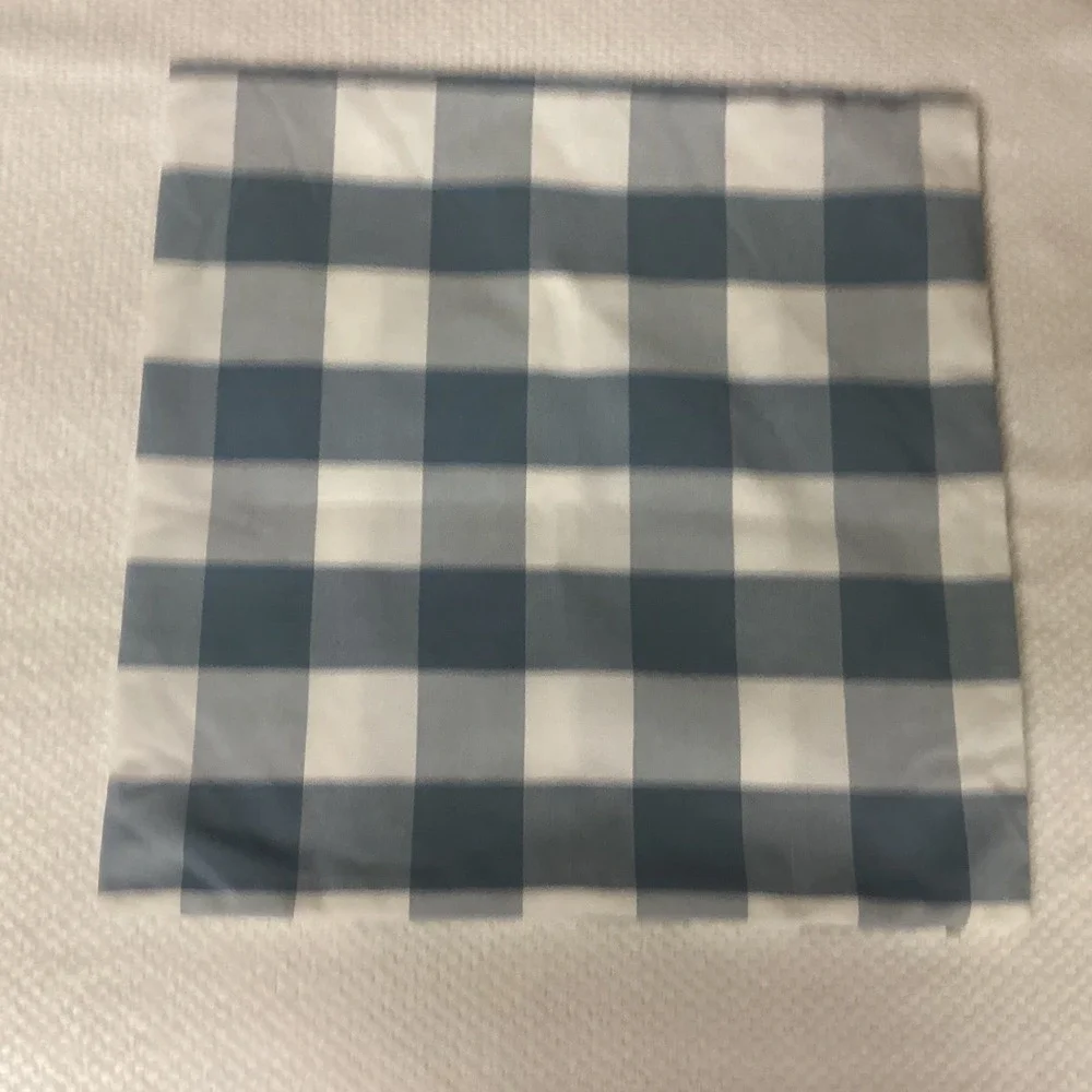 Throw Pillow Cover Blue White Plaid Living Room Bedroom‎ Farmhouse Ocean 18x18